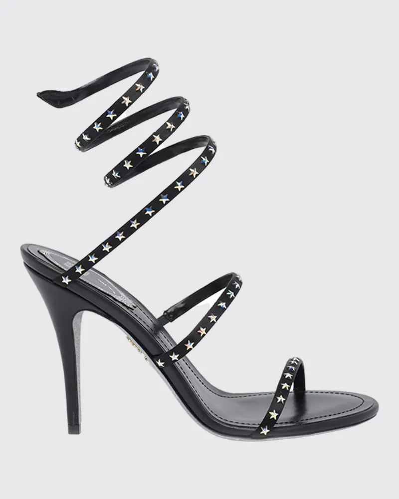 René Caovilla Sandalen mit absatz damen Schwarz