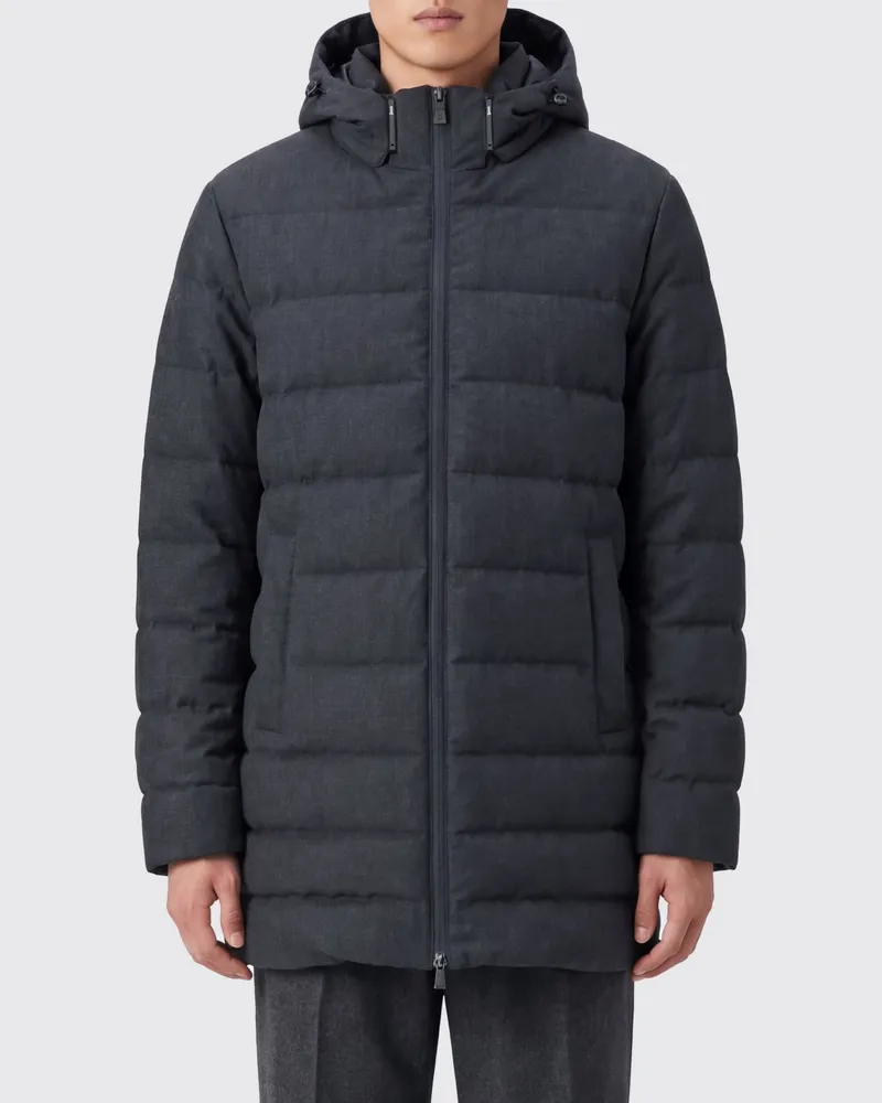 Herno Jacke herren Stahl