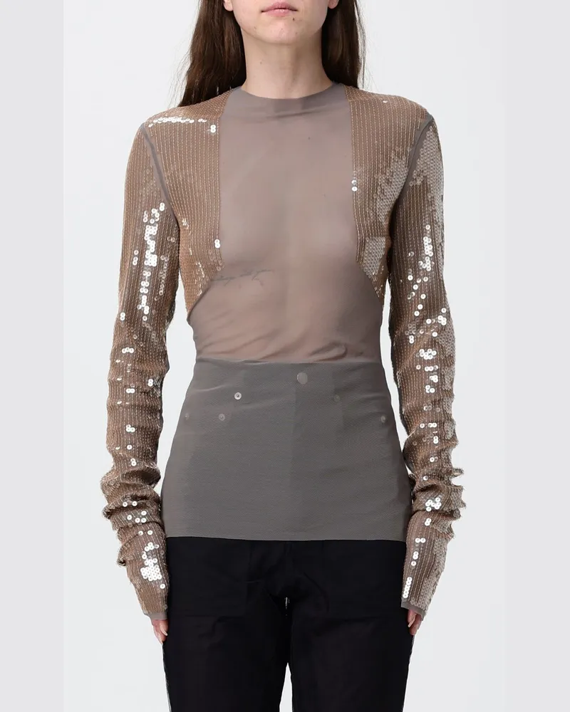 Rick Owens T-shirt damen Beige