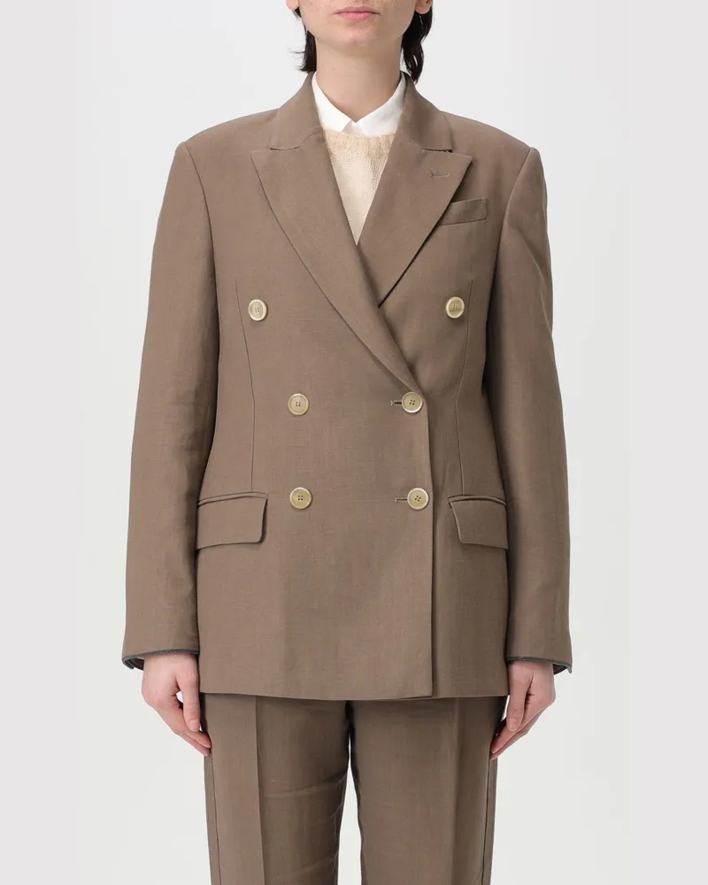 Brunello Cucinelli Jacke damen Kakao