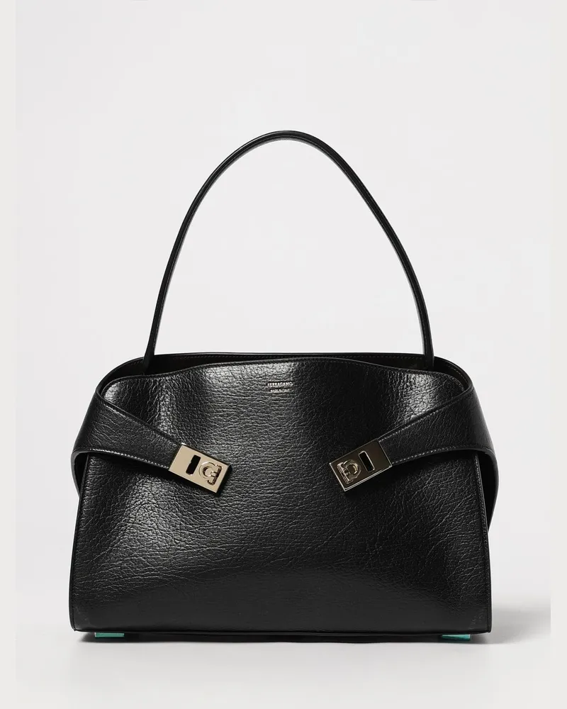 Ferragamo Schultertasche damen Schwarz
