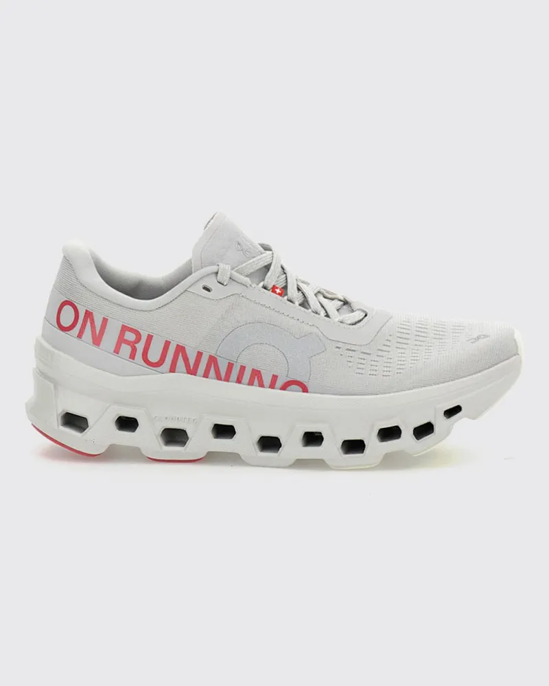 ON Cloudmonster 1 Sneakers aus technischem Mesh mit maximaler Dämpfung Grau