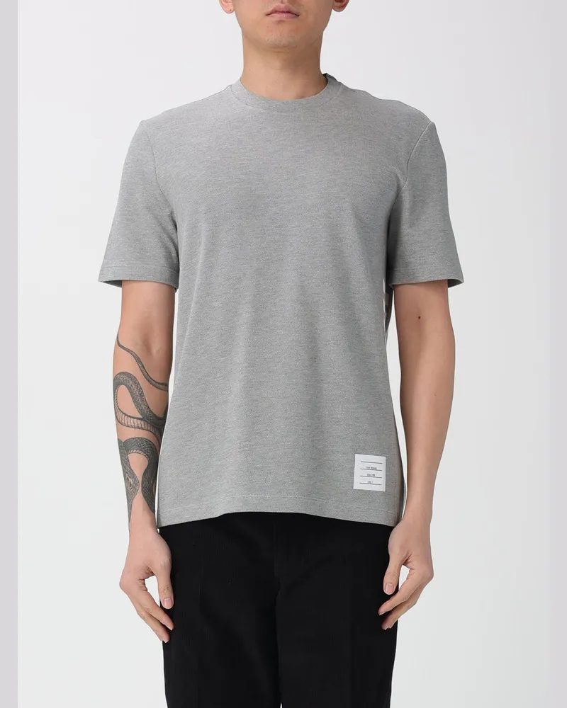 Thom Browne T-shirt herren Grau