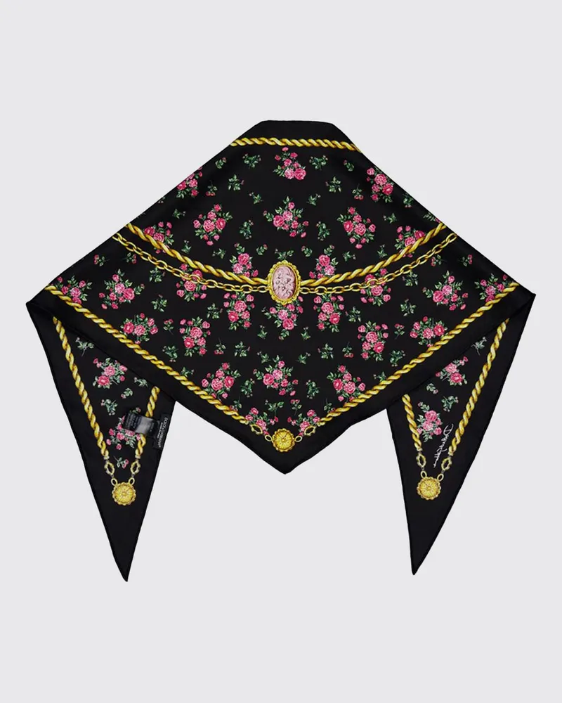 Dolce & Gabbana Seidentuch damen Dolce & Gabbana Schwarz