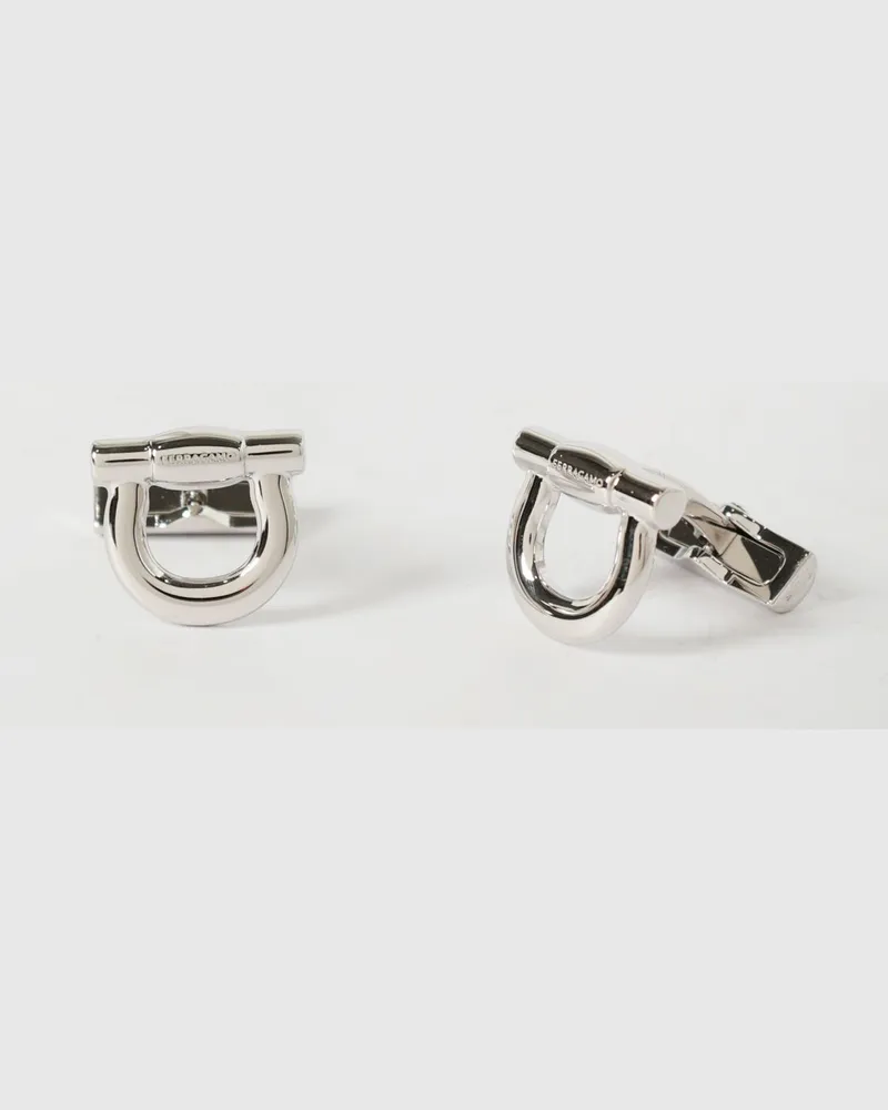 Ferragamo Manschettenknöpfe herren Silber