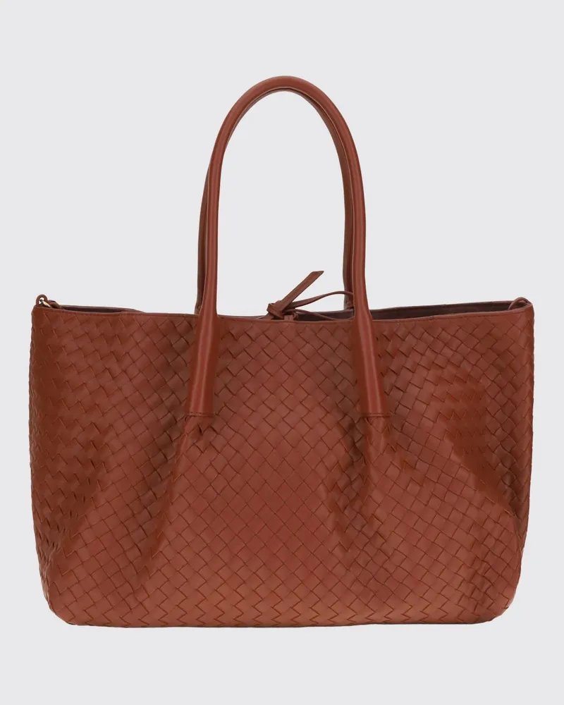 Bottega Veneta Schultertasche damen Rostbraun