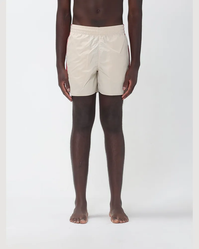 adidas Badeshorts mit Logo und Streifen Rope