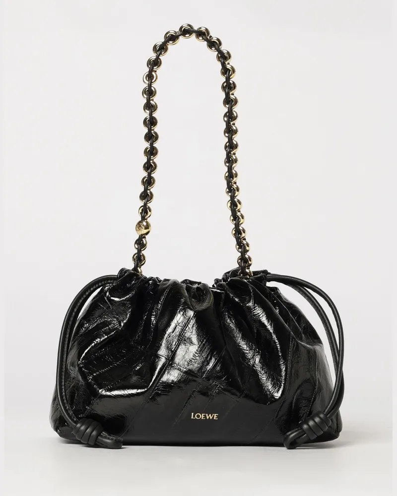 Loewe Schultertasche damen Schwarz