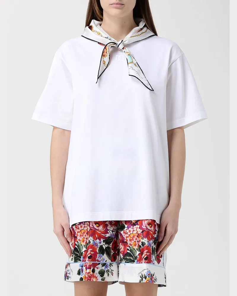 Dolce & Gabbana T-shirt damen Dolce & Gabbana Weiß