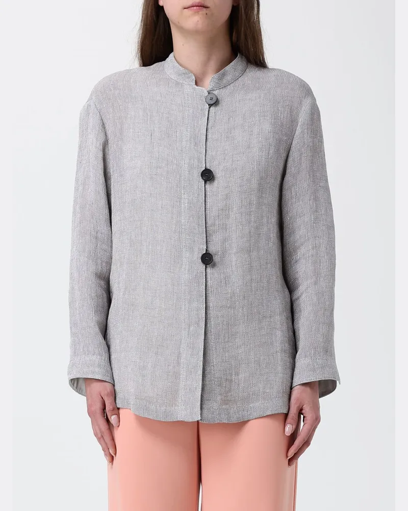Emporio Armani Blazer aus Leinen-Gaze Rope