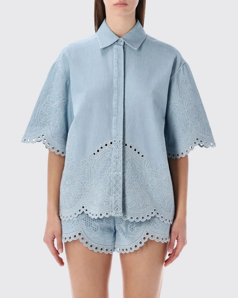 Zimmermann T-shirt damen Blau