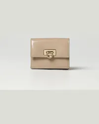 Ferragamo Geldbeutel Beige