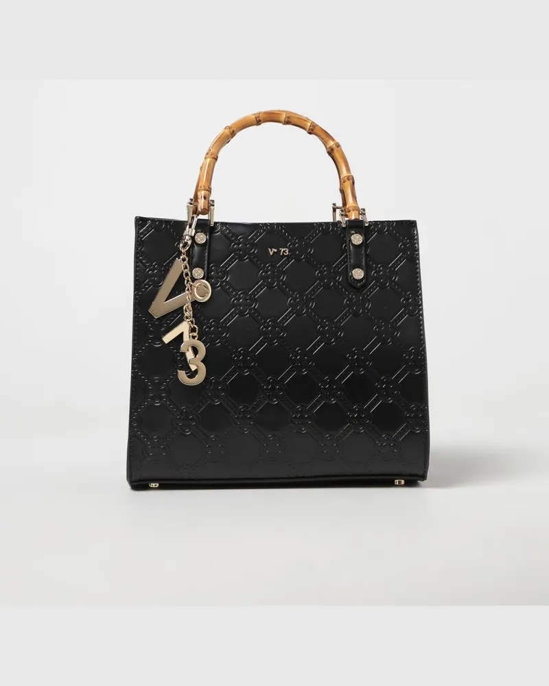 V°73 Schultertasche damen Schwarz