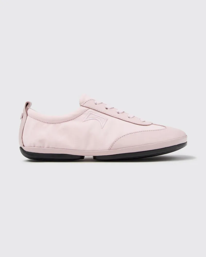 Camper Right Nina Low-Top-Sneaker aus Leder und recyceltem PET Pink