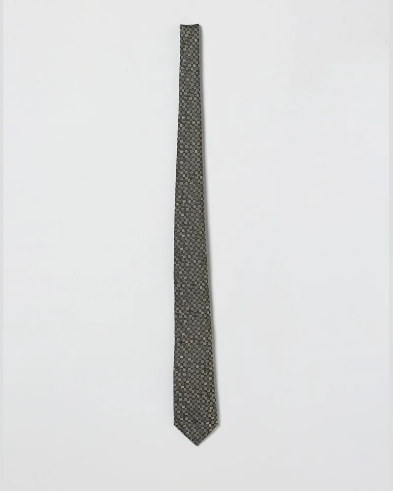 Emporio Armani 7,5 Seidenkrawatte Grau
