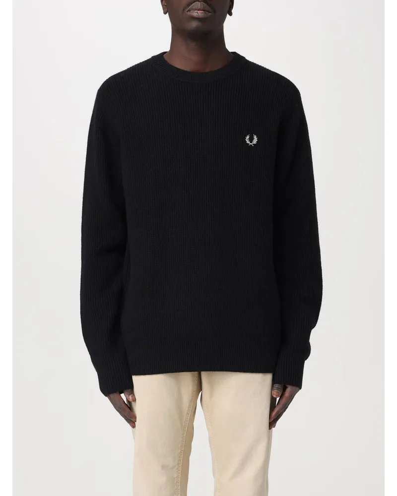 Fred Perry Pullover Schwarz