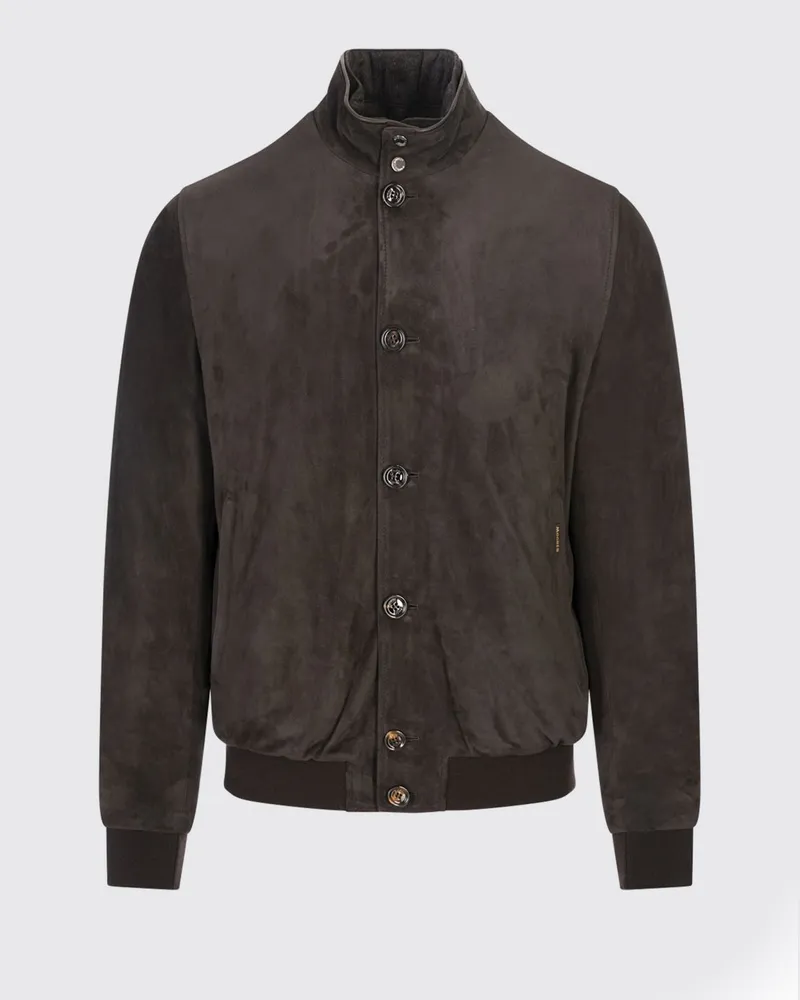 MOORER Mantel herren Braun