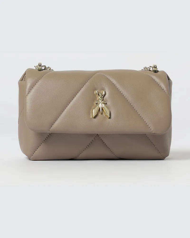 Patrizia Pepe Schultertasche damen Taubengrau