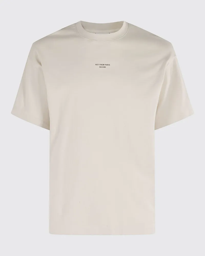 Drôle de Monsieur Baumwoll-T-Shirt mit Logo Mastik