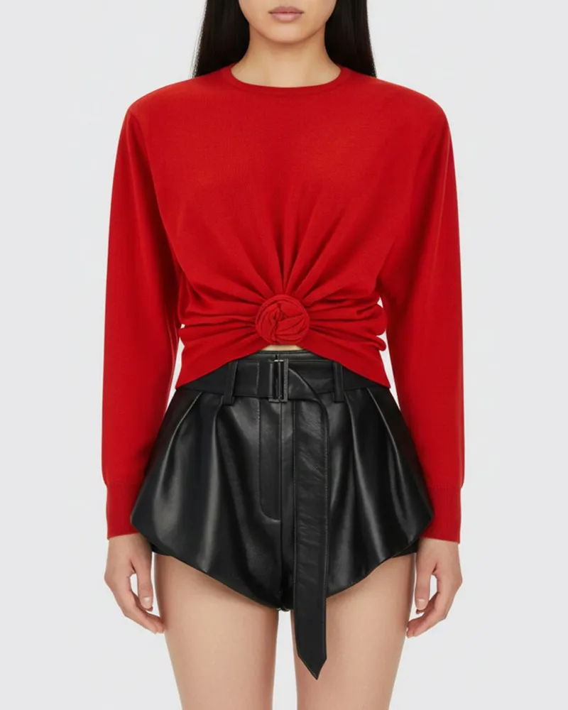 Magda Butrym Strickjacke damen Rot