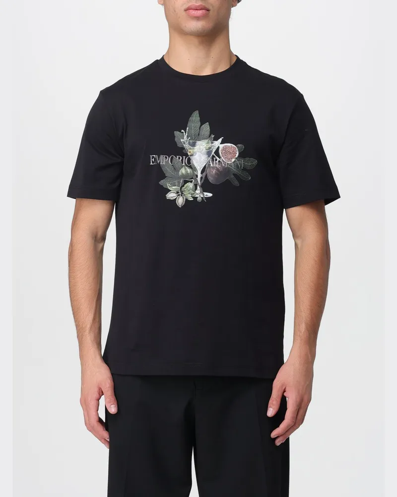 Emporio Armani T-shirt herren Schwarz