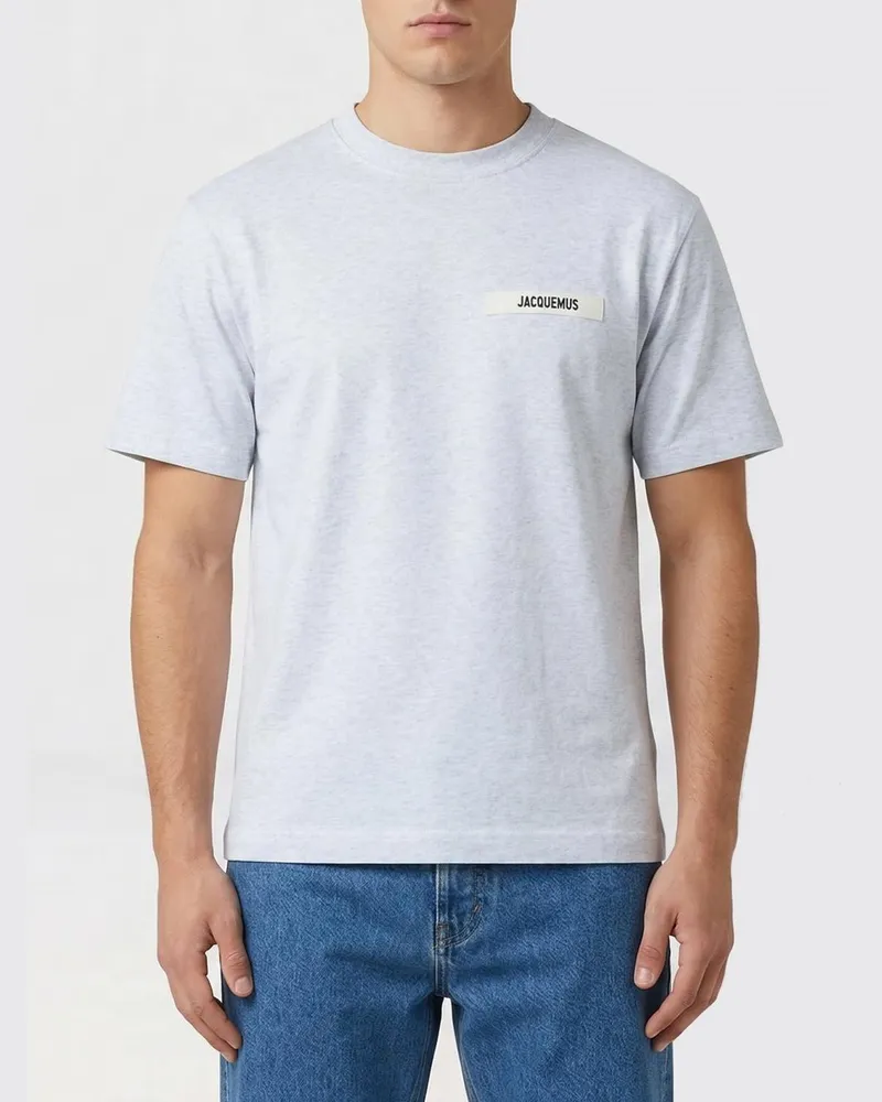 Jacquemus T-shirt herren Grau