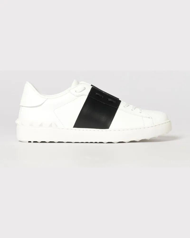 Valentino Garavani Open Ledersneakers Weiss