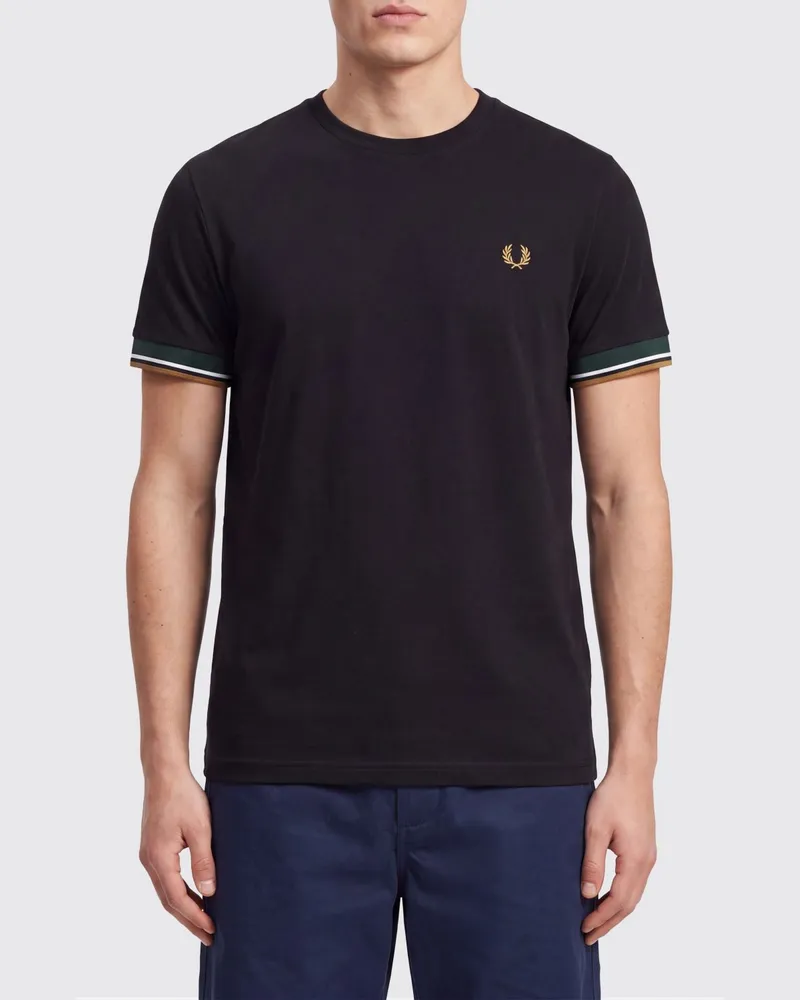 Fred Perry T-shirt herren Schwarz