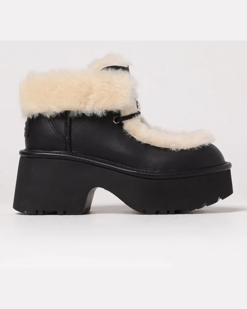 UGG Flache stiefeletten damen Schwarz