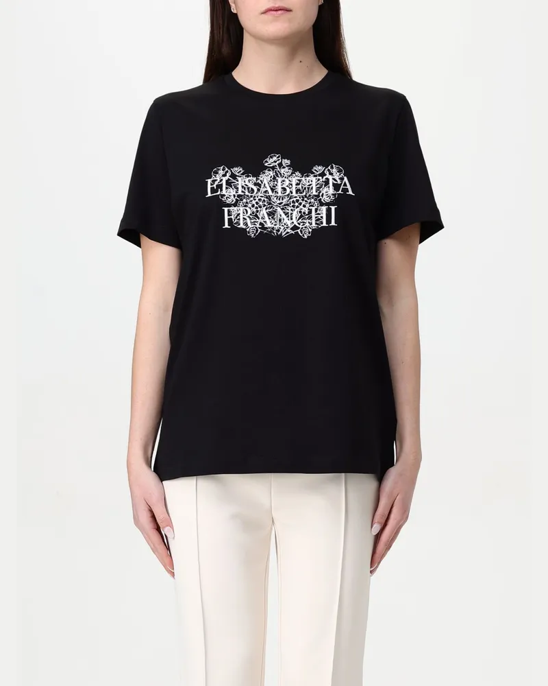 Elisabetta Franchi T-shirt damen Gold