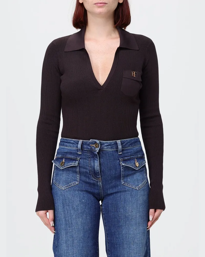 Elisabetta Franchi Top damen Braun