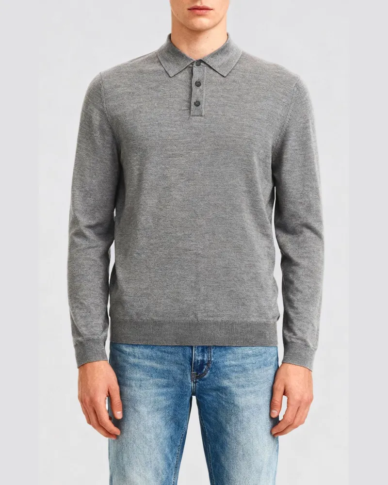 Zanone Polo herren Grau