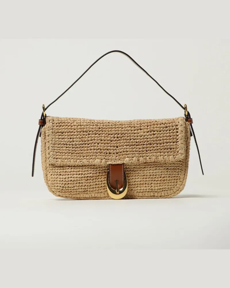 STAUD Schultertasche damen Sand