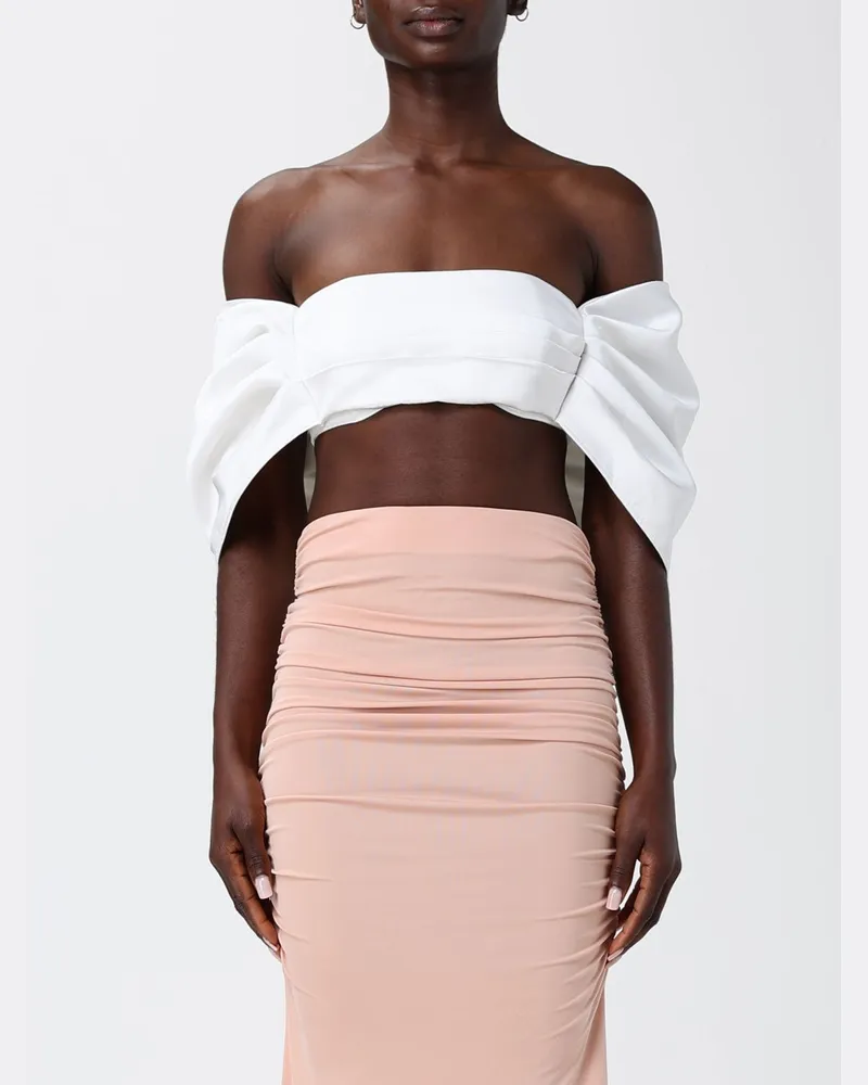 Elisabetta Franchi Top damen Ivory