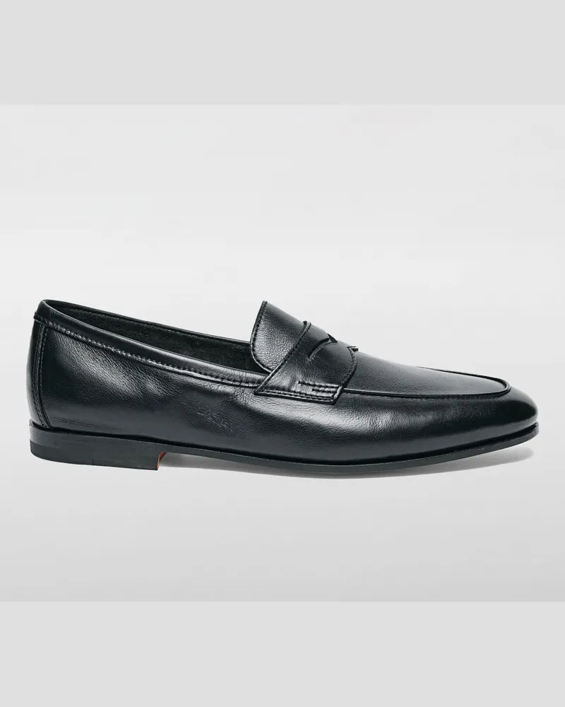 Santoni Mokassins herren Schwarz