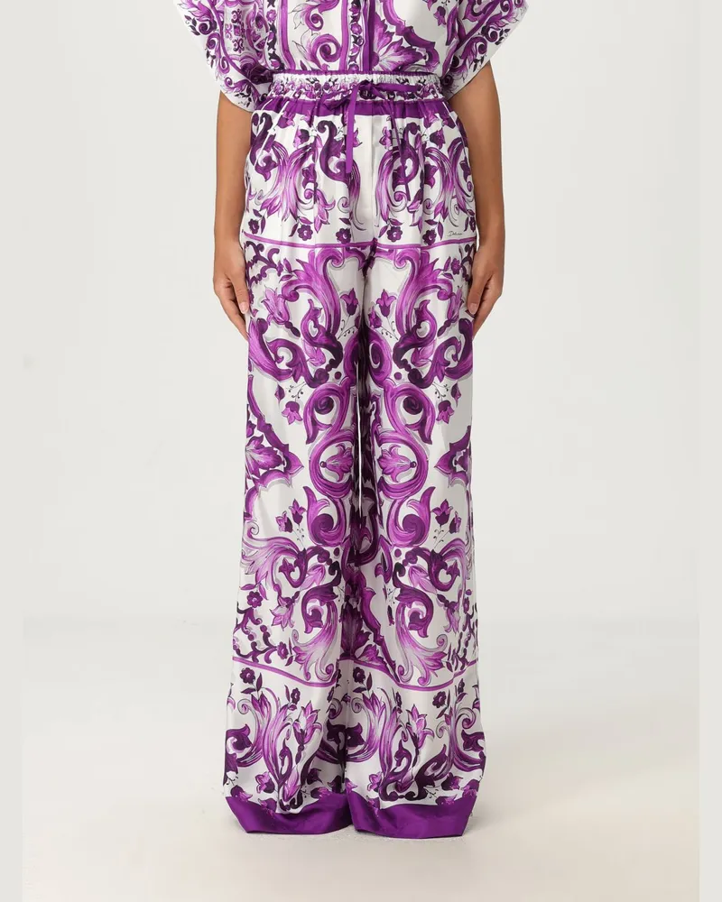 Dolce & Gabbana Hose damen Dolce & Gabbana Violett