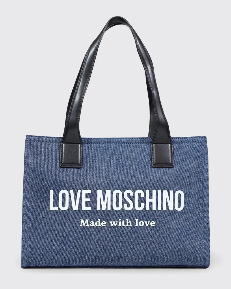 Moschino Schultertasche damen Denim