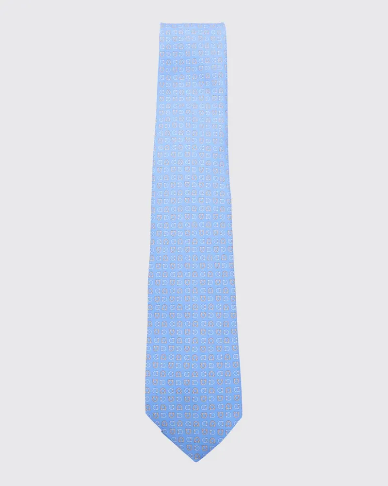 Ferragamo Krawatte herren Hellblau