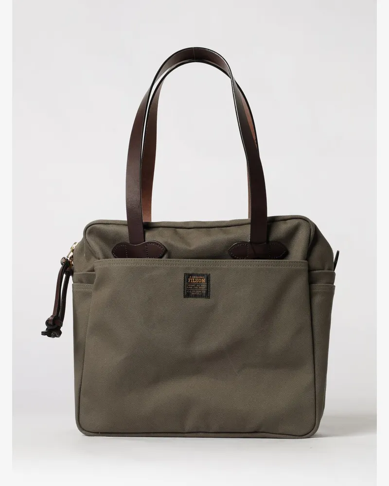 Filson Rugged Twill Baumwolltasche Grün