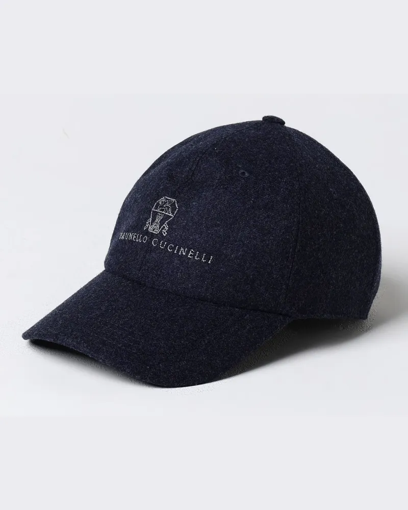 Brunello Cucinelli Hut herren Blau