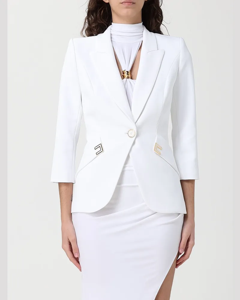 Elisabetta Franchi Blazer damen Weiß
