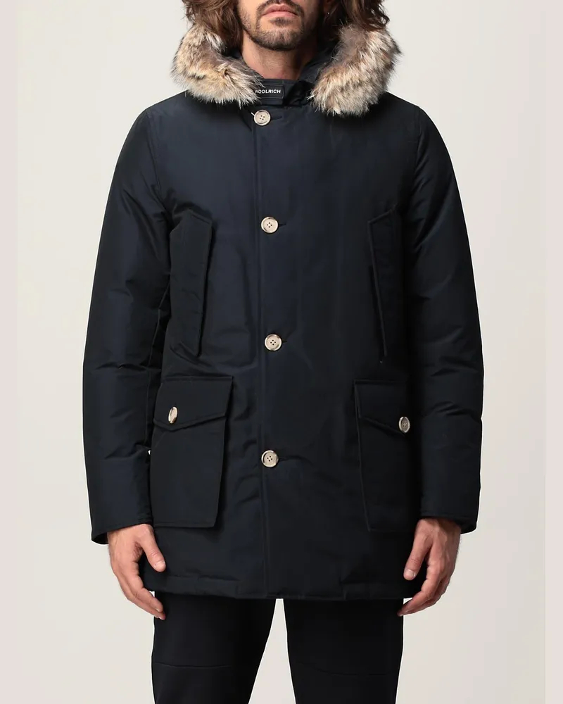 Woolrich Herren Jacke Blau