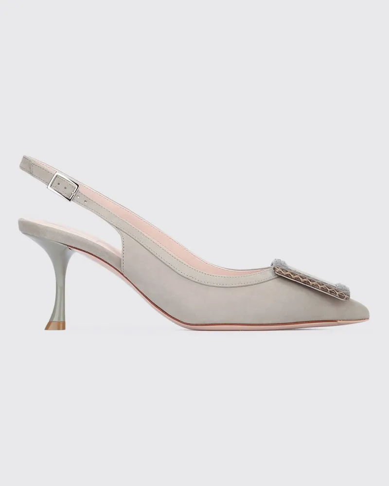 Roger Vivier Viv' In The City Slingback-Pumps aus Veloursleder Rope