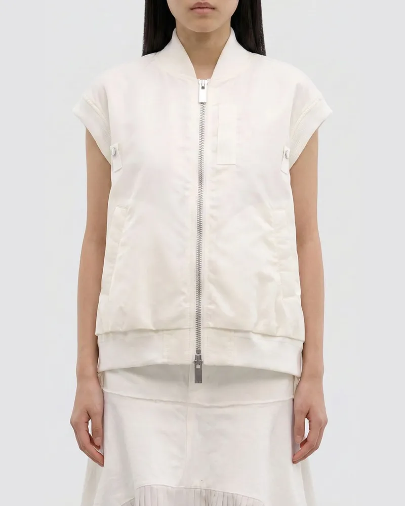 Sacai Jacke damen Beige