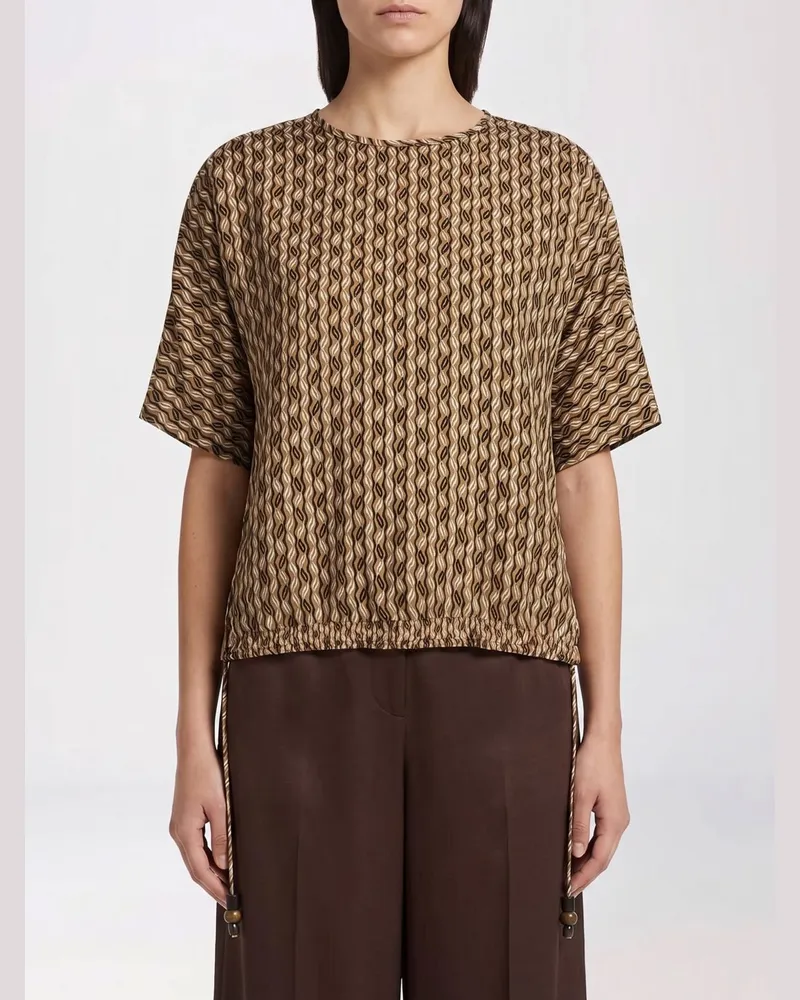 Max Mara Top damen Braun