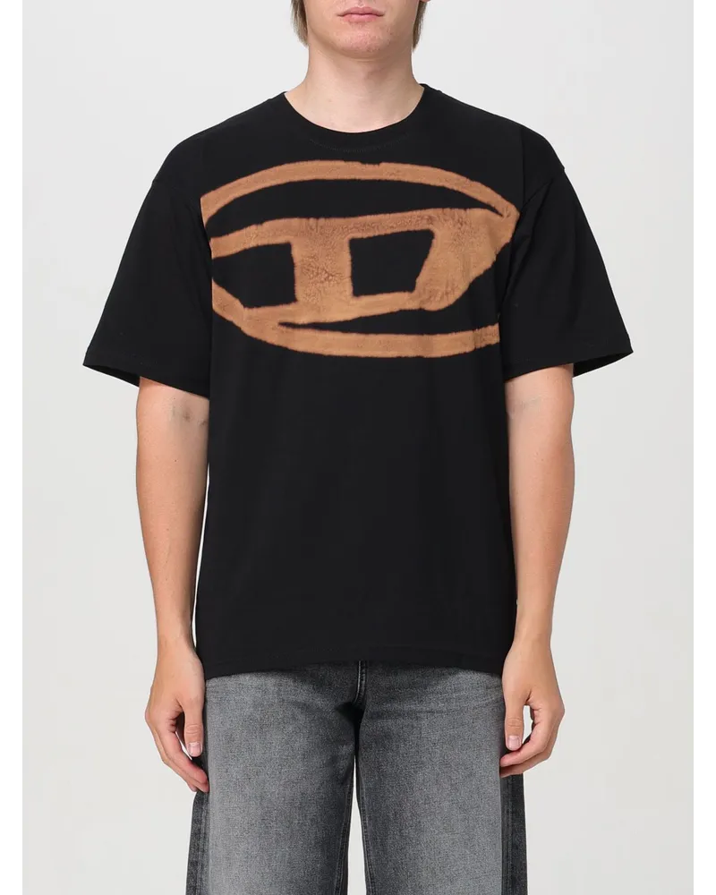 Diesel T-shirt herren Schwarz