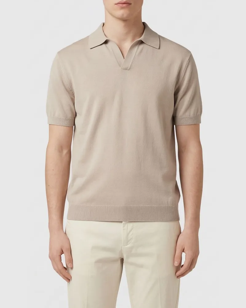 Paolo Pecora Milano Polo herren Beige