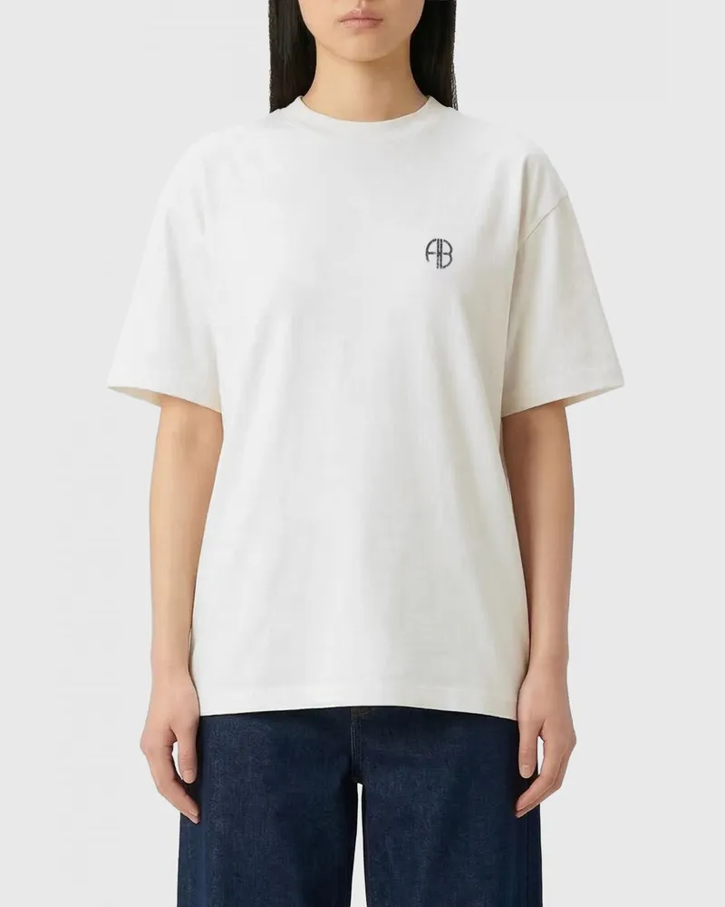 Anine Bing T-shirt damen Weiß