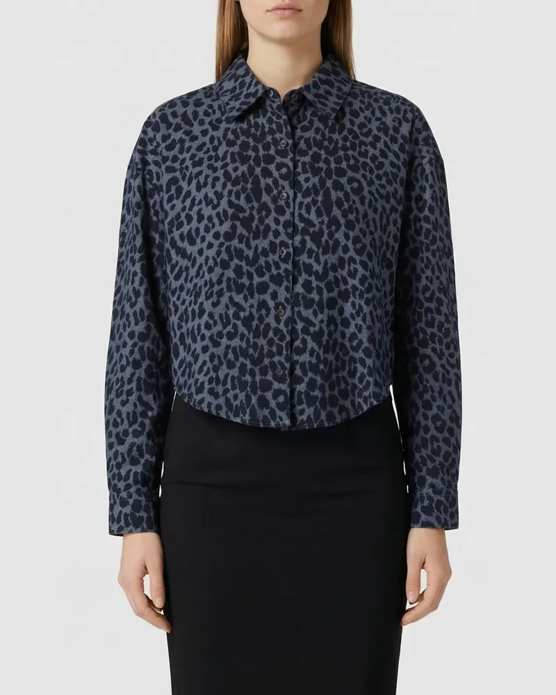 ASPESI Hemdbluse damen Blau