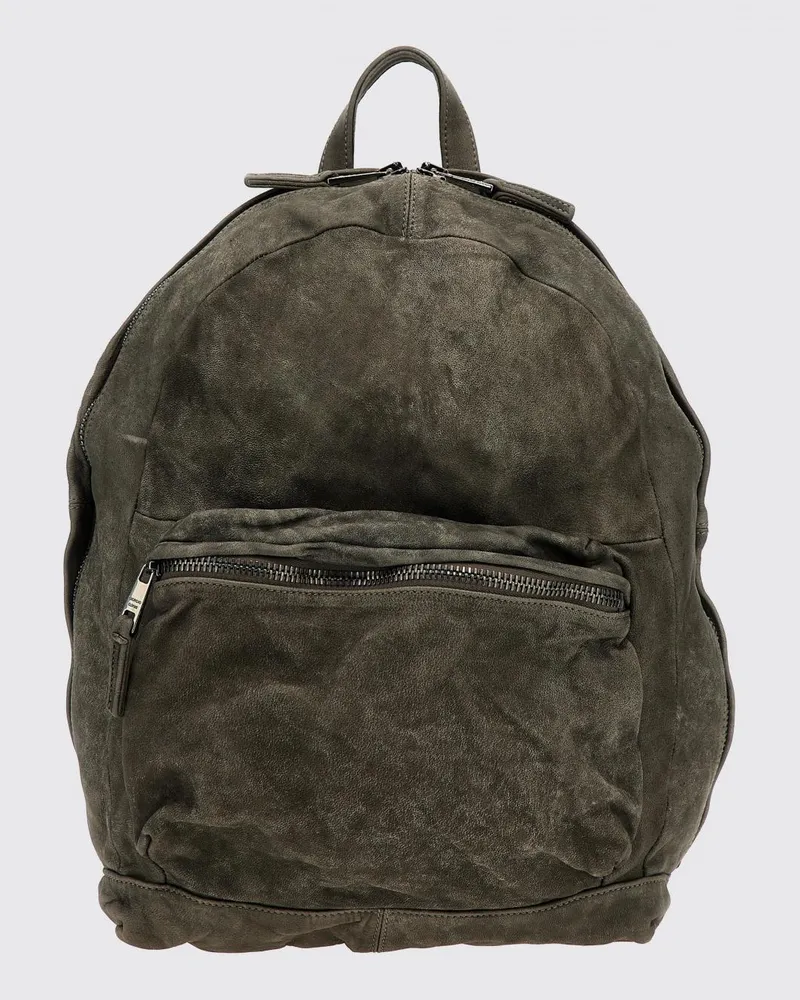 Giorgio Brato Rucksack aus Lammleder Grau